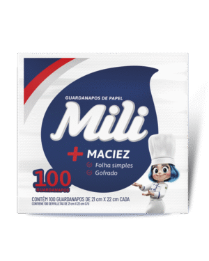 Servilletas de Papel Mili Hoja simple 100 unid. (21x22)