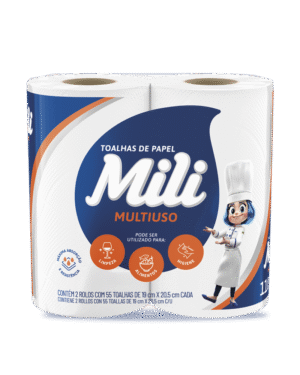 Toallas de Papel Mili Doble hoja 2 rollos (19x20,5)