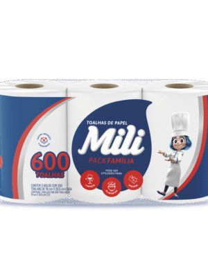 Toallas de papel Mili Pack Familiar 3 rollos con 200 toallas (19x20,5)