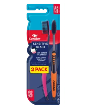 Cepillos Dentales Sensitive Black Lleve 2 pagué 1