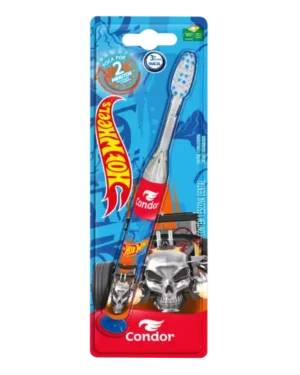 Cepillo Dental Hot Wheels Led ideal para niños a partir de los 3 años.