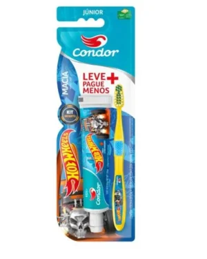 Kit Cepillo Dental y Gel Hot Wheels Junior para mayores de 4 años