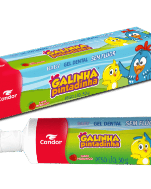 Gel Dental Gallinha Pintadinha - No tiene flúor