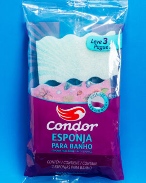 Esponja de Baño Clásico Hipoalergénico 3 unidades