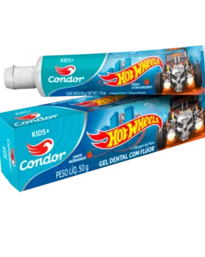 Gel Dental Hot Wheels Kids Sabor frutilla con flúor